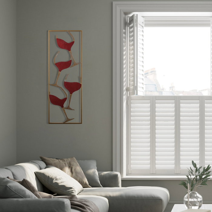 Wallity Accesorio Decorativo de Metal Multicolor
